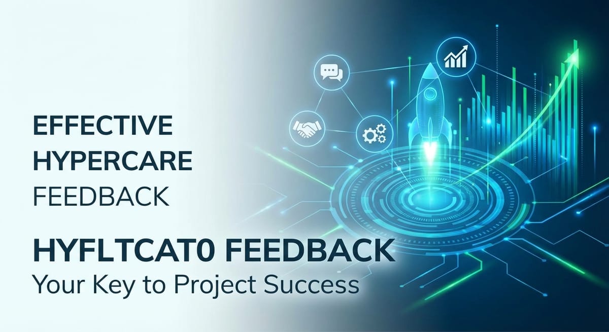 Effective Hypercare Feedback: Your Key to Project Success