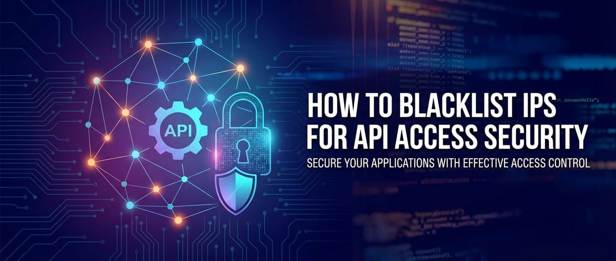 How to Blacklist IPs for API Access Security