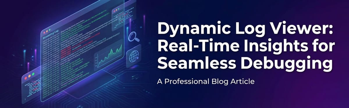 Dynamic Log Viewer: Real-Time Insights for Seamless Debugging
