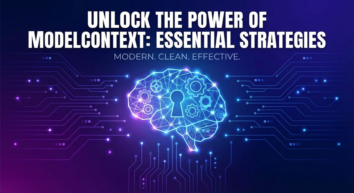 Unlock the Power of ModelContext: Essential Strategies