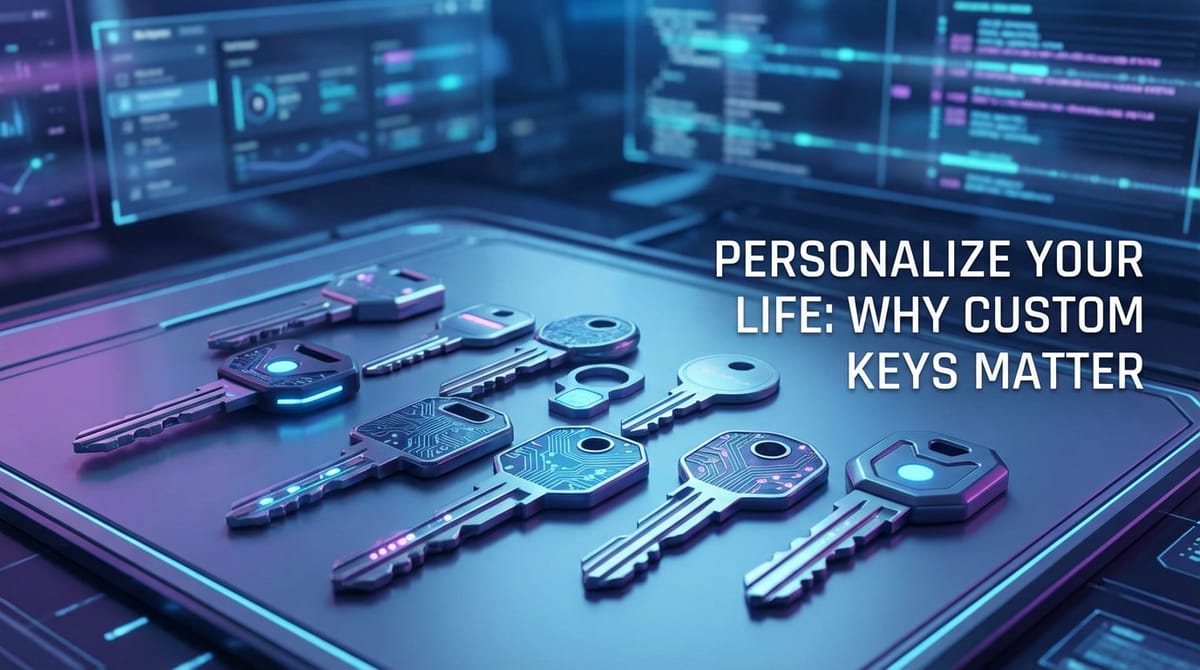 Personalize Your Life: Why Custom Keys Matter