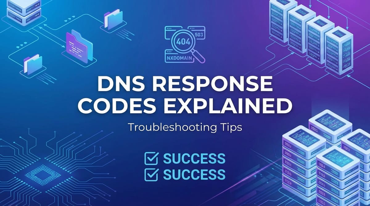 DNS Response Codes Explained: Troubleshooting Tips