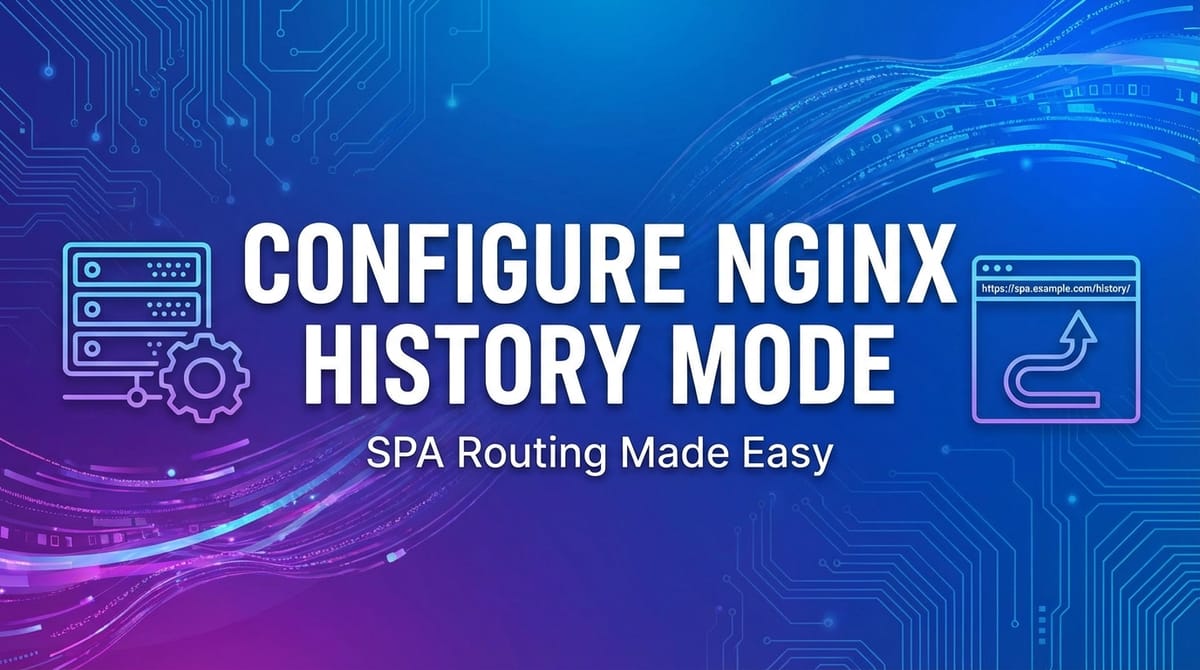Configure Nginx History Mode: SPA Routing Made Easy