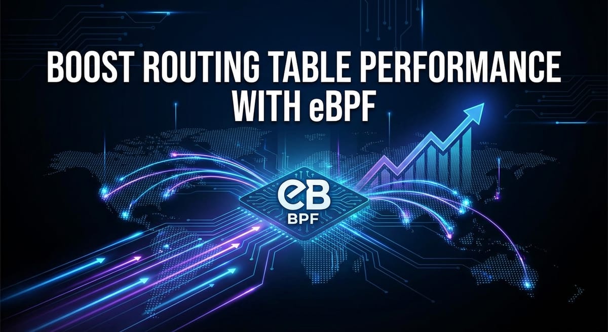 Boost Routing Table Performance with eBPF