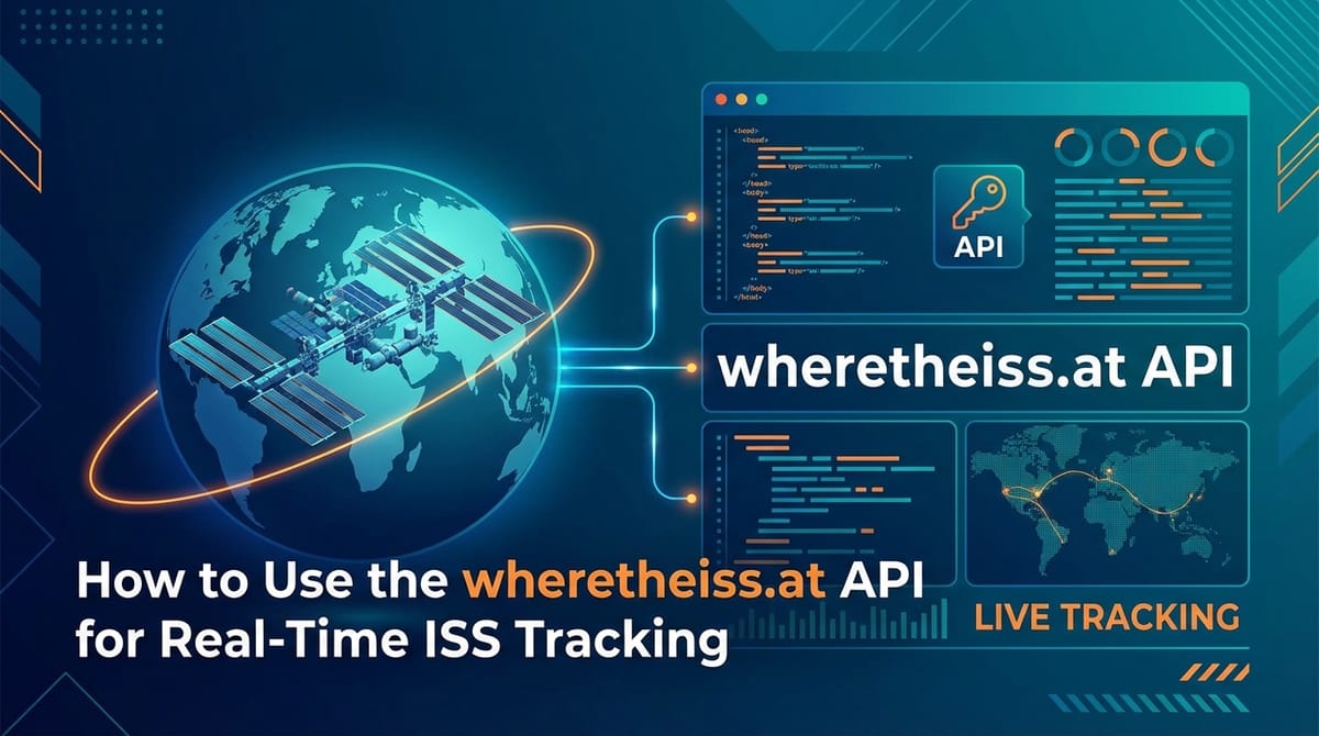 How to Use the wheretheiss.at API for Real-Time ISS Tracking