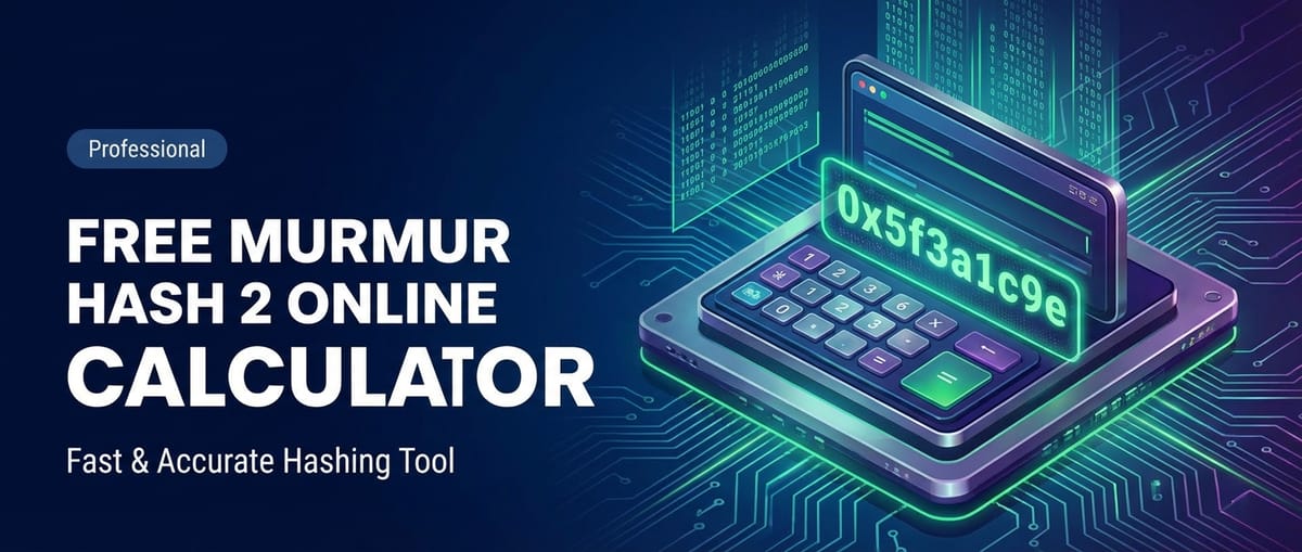 Free Murmur Hash 2 Online Calculator Tool