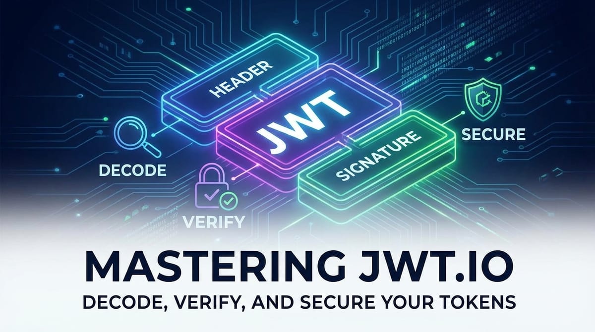 Mastering JWT.io: Decode, Verify, and Secure Your Tokens
