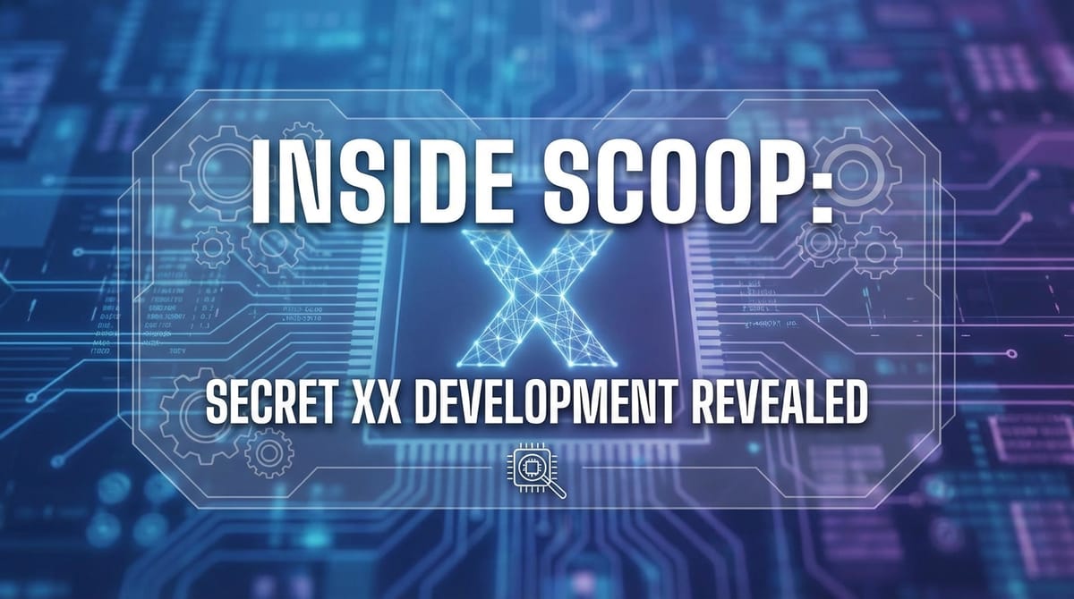 Inside Scoop: Secret XX Development Revealed