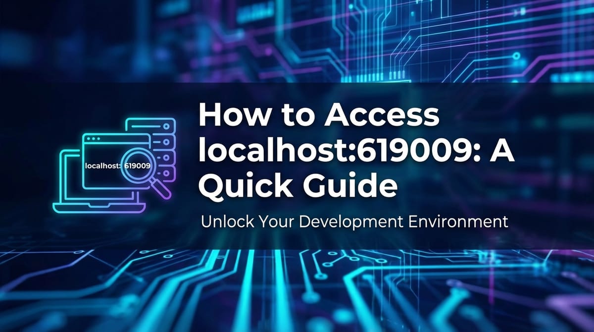How to Access localhost:619009: A Quick Guide