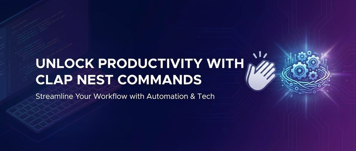 Unlock Productivity with Clap Nest Commands