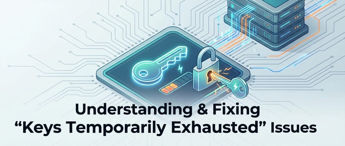 Understanding & Fixing 'Keys Temporarily Exhausted' Issues