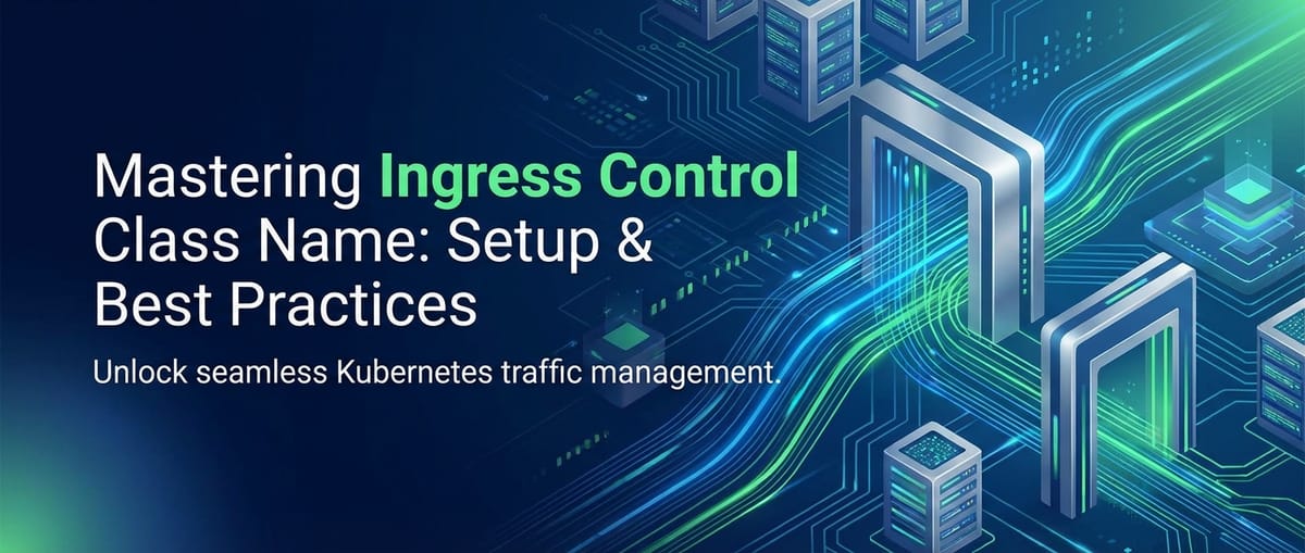 Mastering Ingress Control Class Name: Setup & Best Practices
