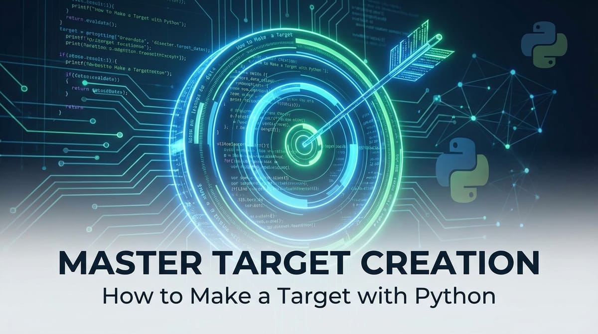 Master Target Creation: How to Make a Target with Python