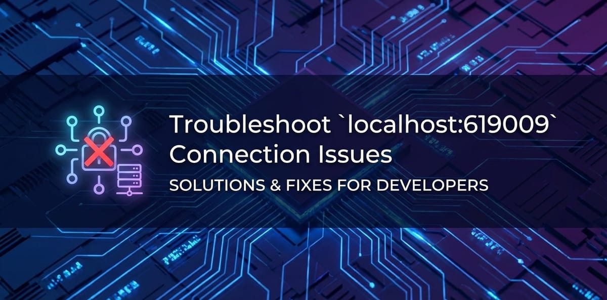 Troubleshoot `localhost:619009` Connection Issues