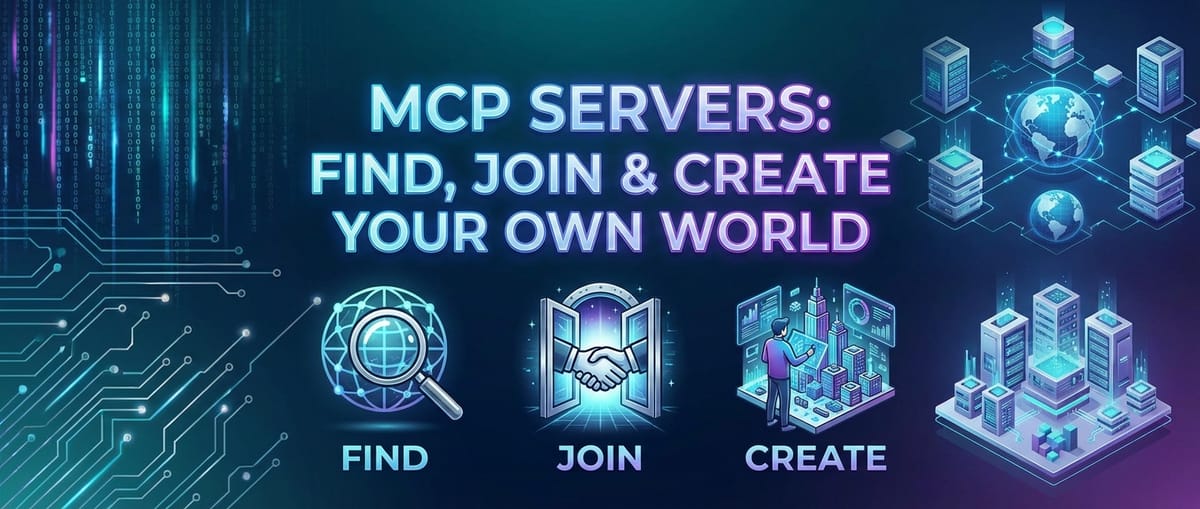 MCP Servers: Find, Join & Create Your Own World