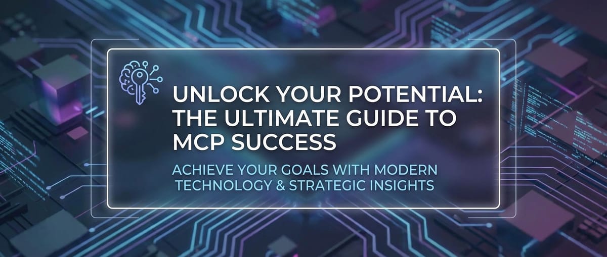 Unlock Your Potential: The Ultimate Guide to MCP Success