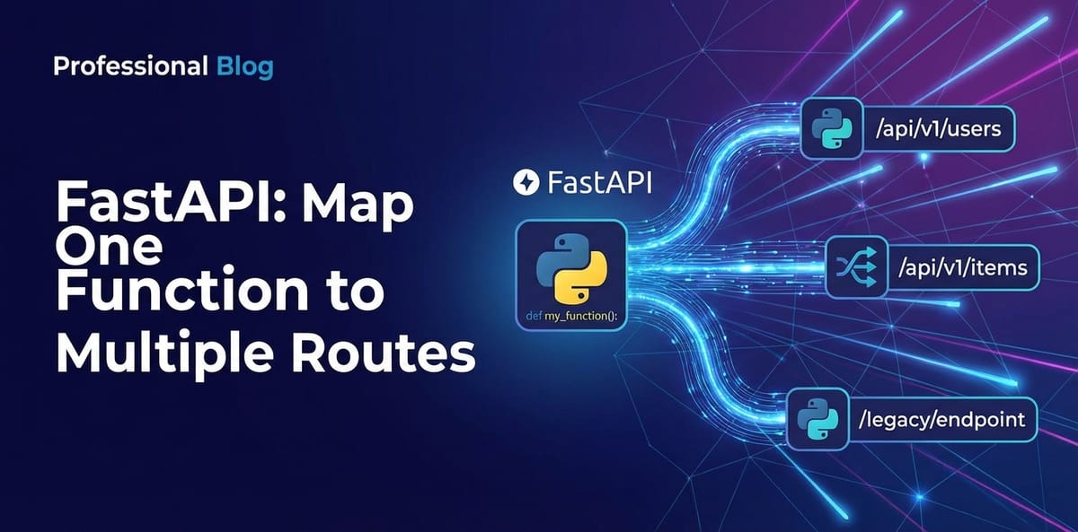 FastAPI: Map One Function to Multiple Routes