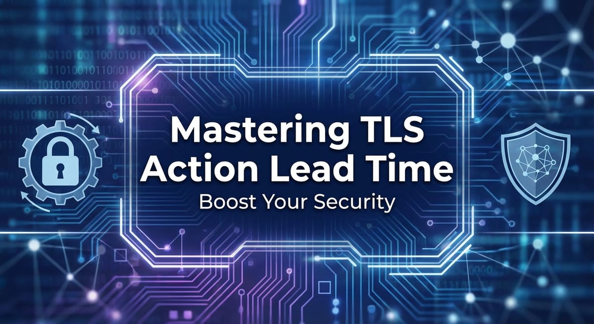 Mastering TLS Action Lead Time: Boost Your Security