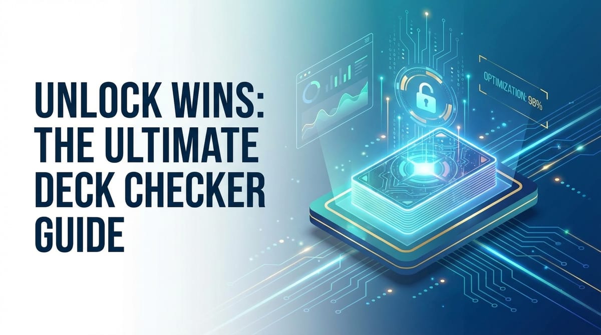 Unlock Wins: The Ultimate Deck Checker Guide