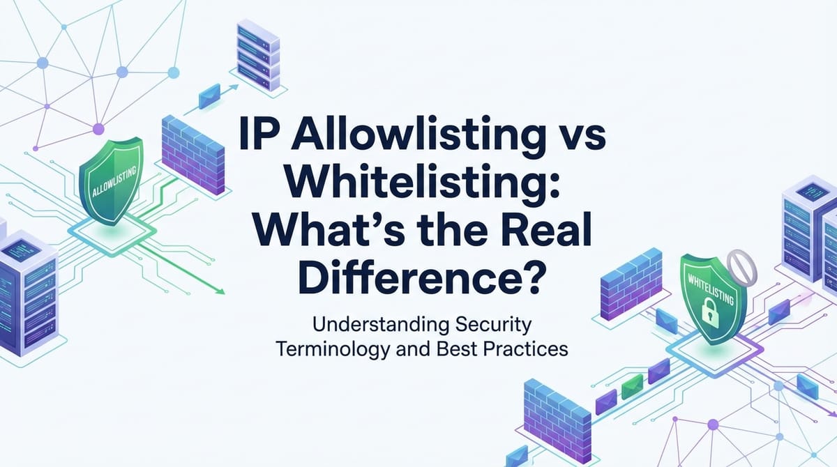 IP Allowlisting vs Whitelisting: What's the Real Difference?