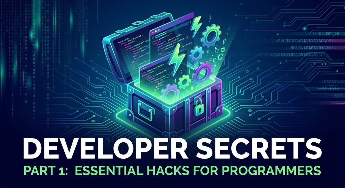 Developer Secrets Part 1: Essential Hacks for Programmers