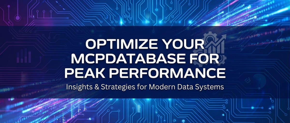 Optimize Your MCPDatabase for Peak Performance