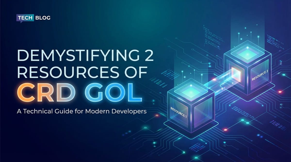 Demystifying 2 Resources of CRD GoL