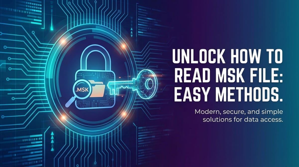 Unlock How to Read MSK File: Easy Methods