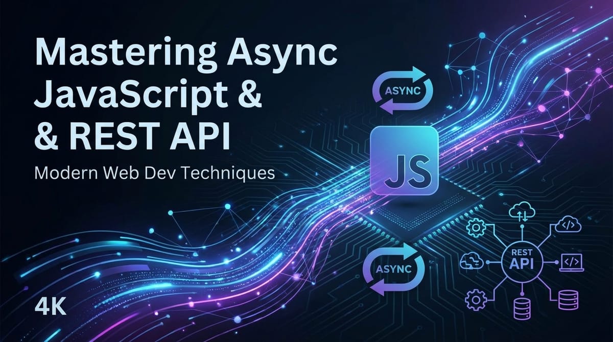 Mastering Async JavaScript & REST API for Web Dev