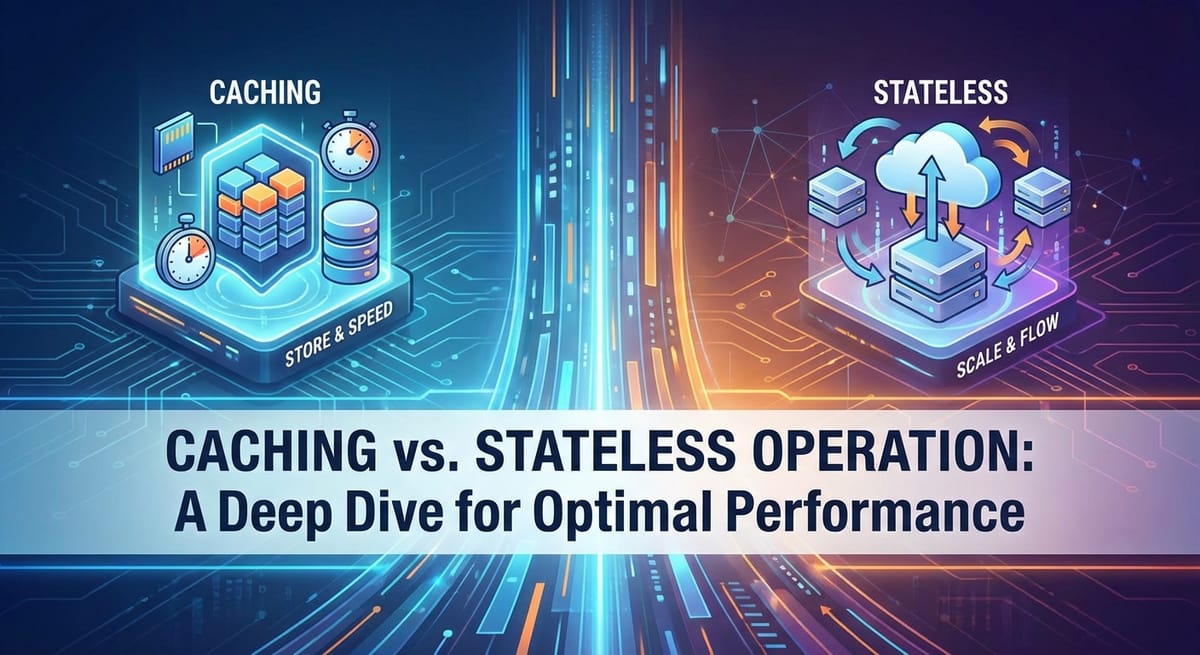 Caching vs. Stateless Operation: A Deep Dive for Optimal Performance