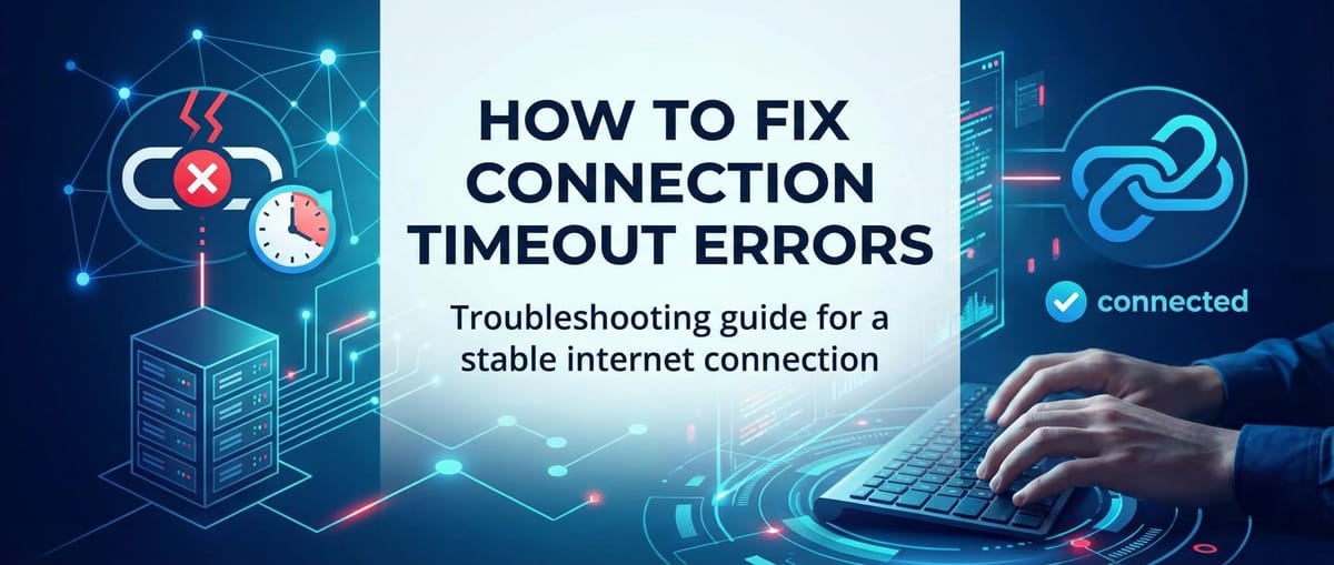 How to Fix Connection Timeout Errors