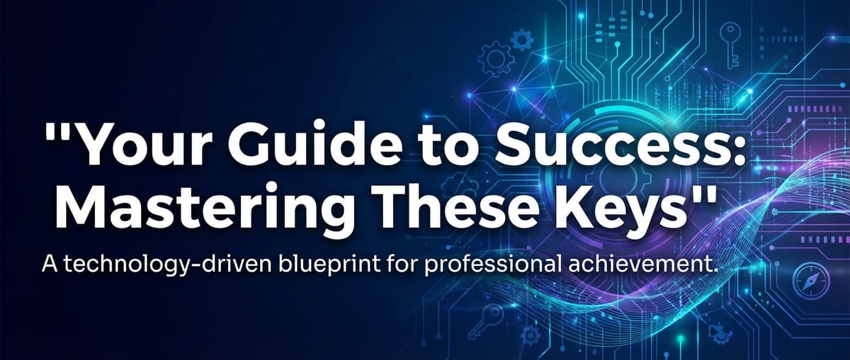 Your Guide to Success: Mastering These Keys