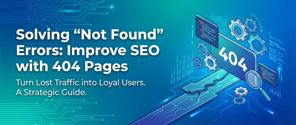 Solving 'Not Found' Errors: Improve SEO with 404 Pages