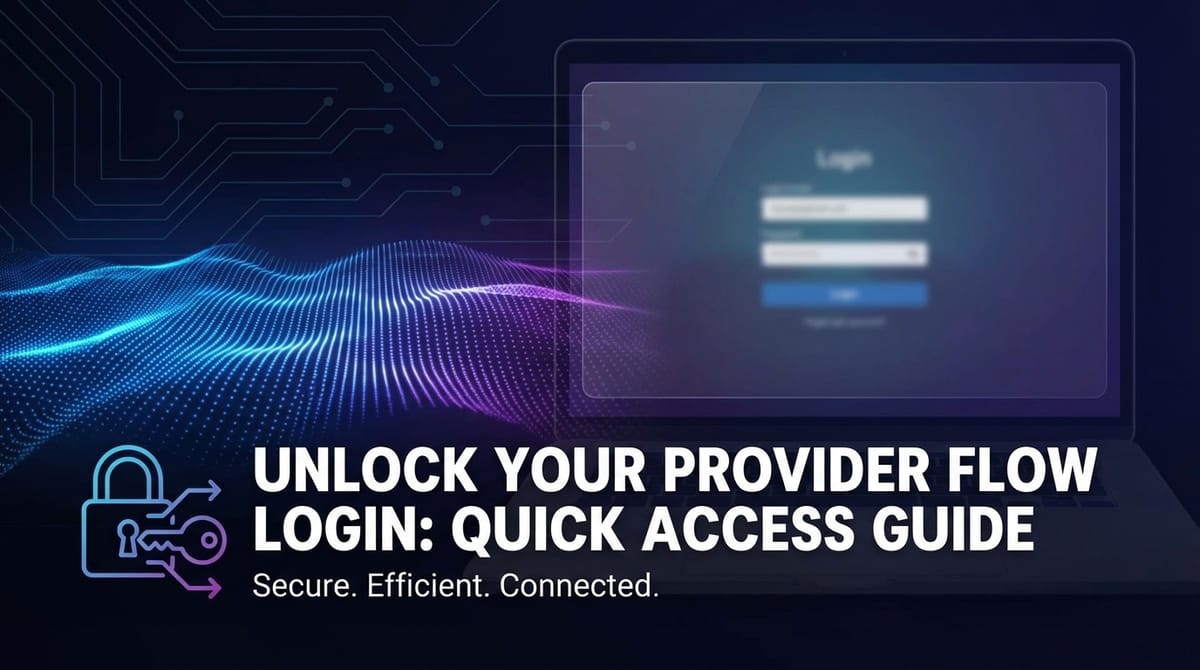 Unlock Your Provider Flow Login: Quick Access Guide