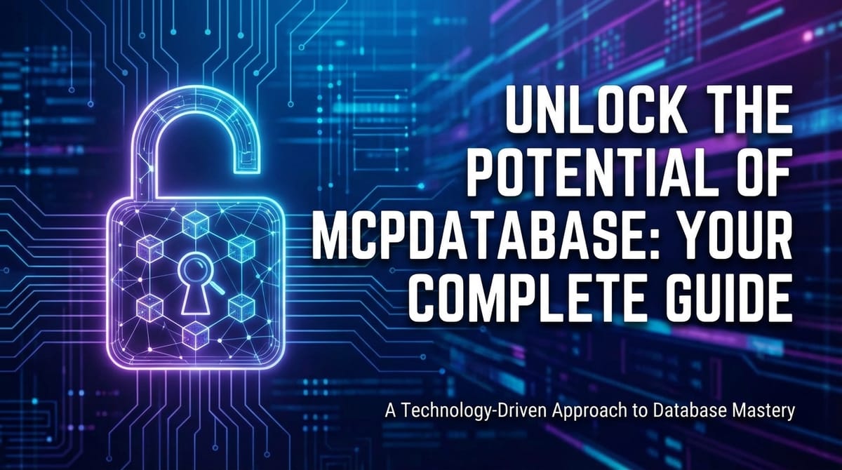 Unlock the Potential of MCPDatabase: Your Complete Guide