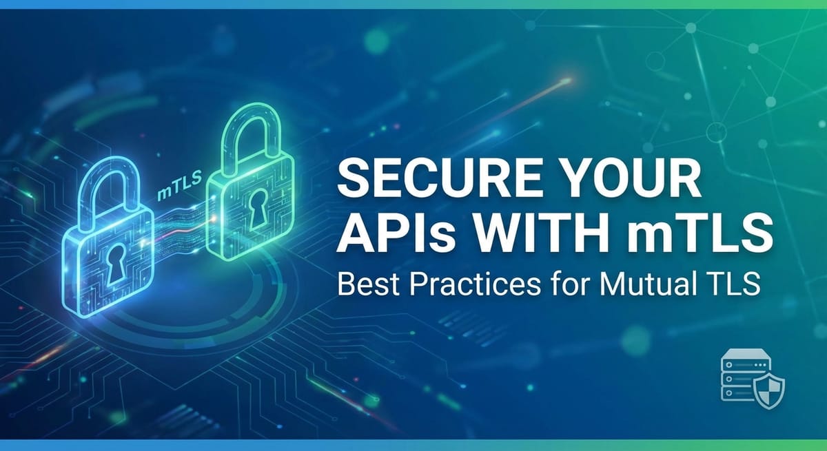 Secure Your APIs with mTLS: Best Practices for Mutual TLS