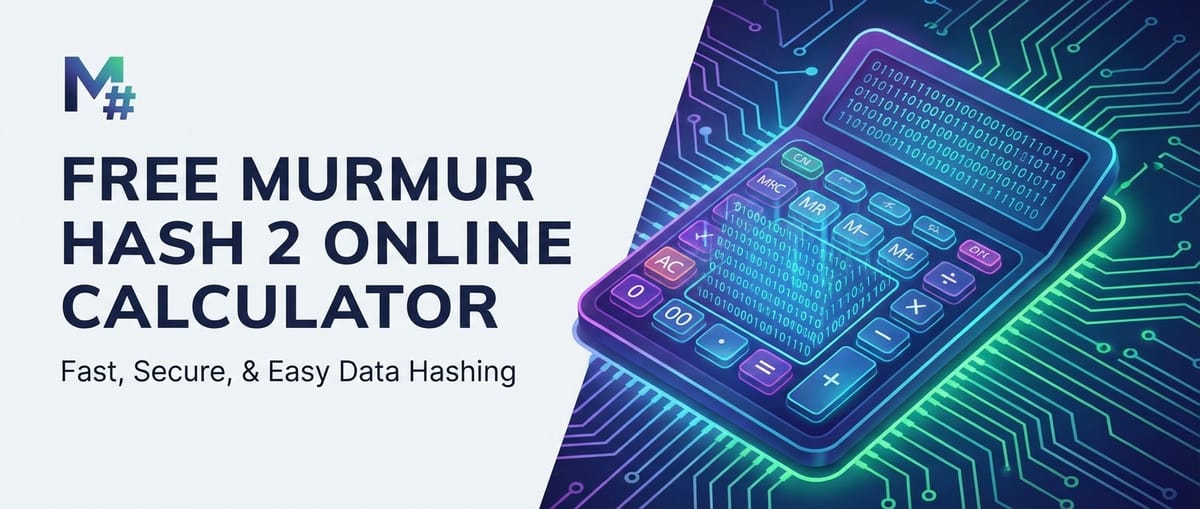 Free Murmur Hash 2 Online Calculator