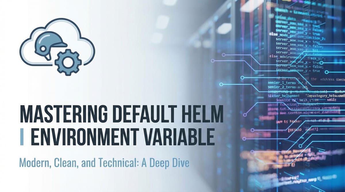 Mastering Defalt Helm Environment Variable