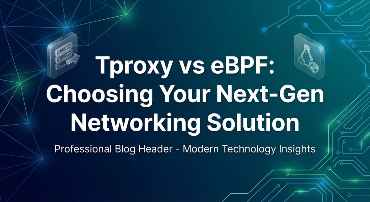 Tproxy vs eBPF: Choosing Your Next-Gen Networking Solution