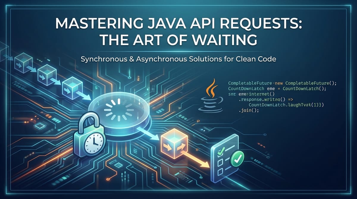 How to Wait for Java API Requests to Finish Correctly