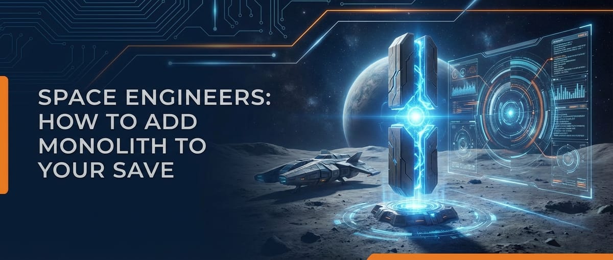 Space Engineers: How to Add Monolith to Your Save