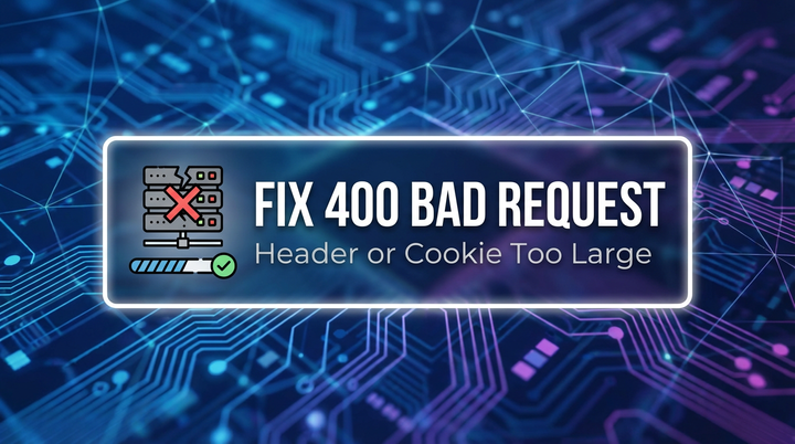 Fix 400 Bad Request: Header or Cookie Too Large