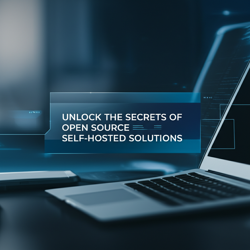 Unlock the Secrets of Open Source Self-Hosted Solutions