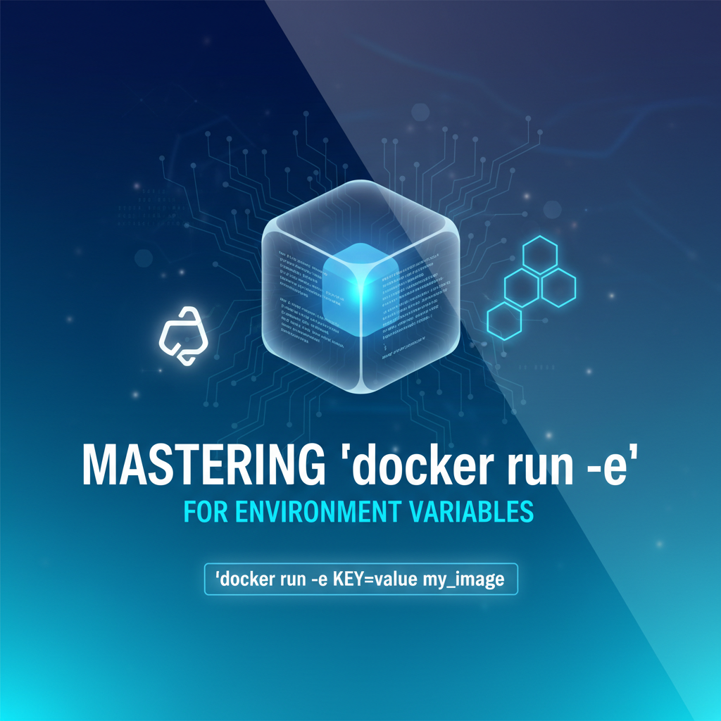 Mastering `docker run -e` for Environment Variables