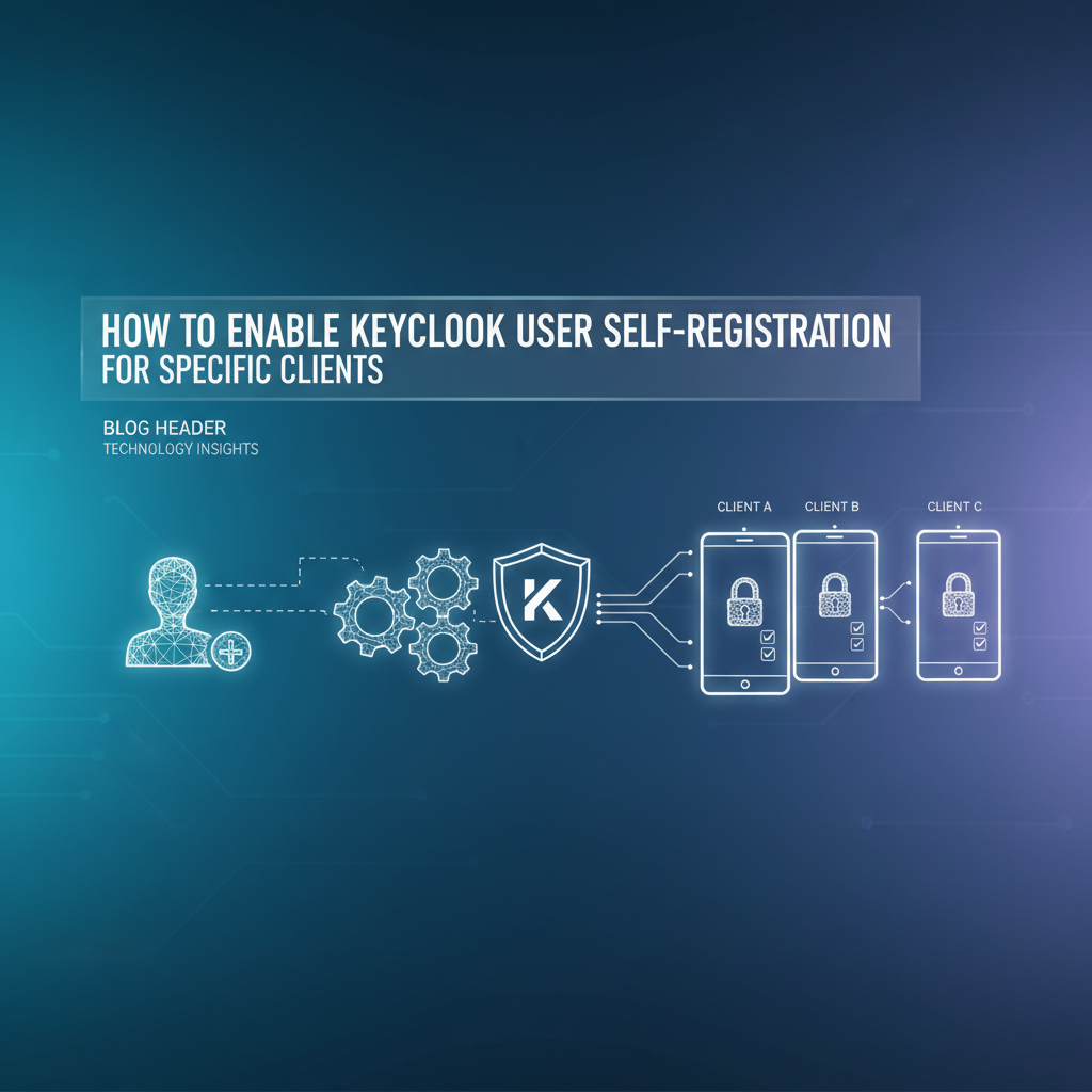 How to Enable Keycloak User Self-Registration for Specific Clients