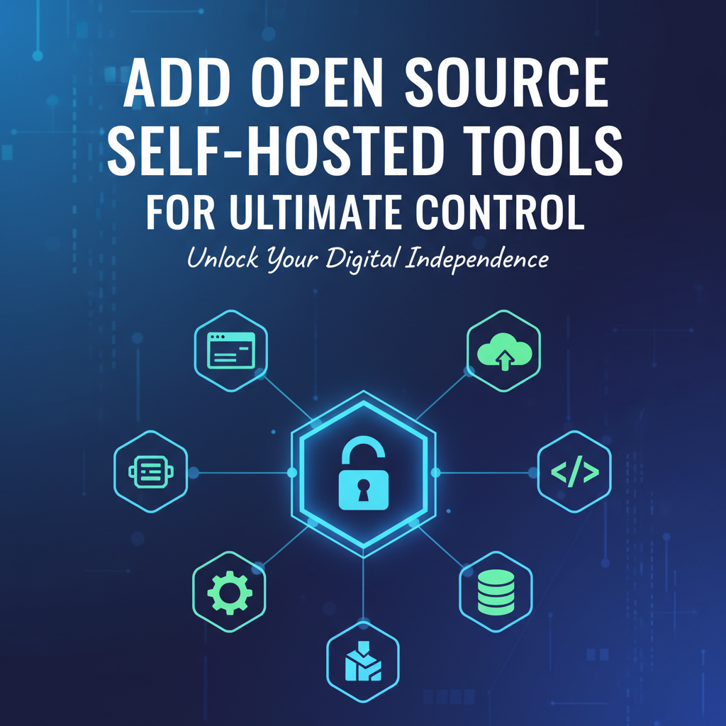 Add Opensource Self-hosted Tools for Ultimate Control
