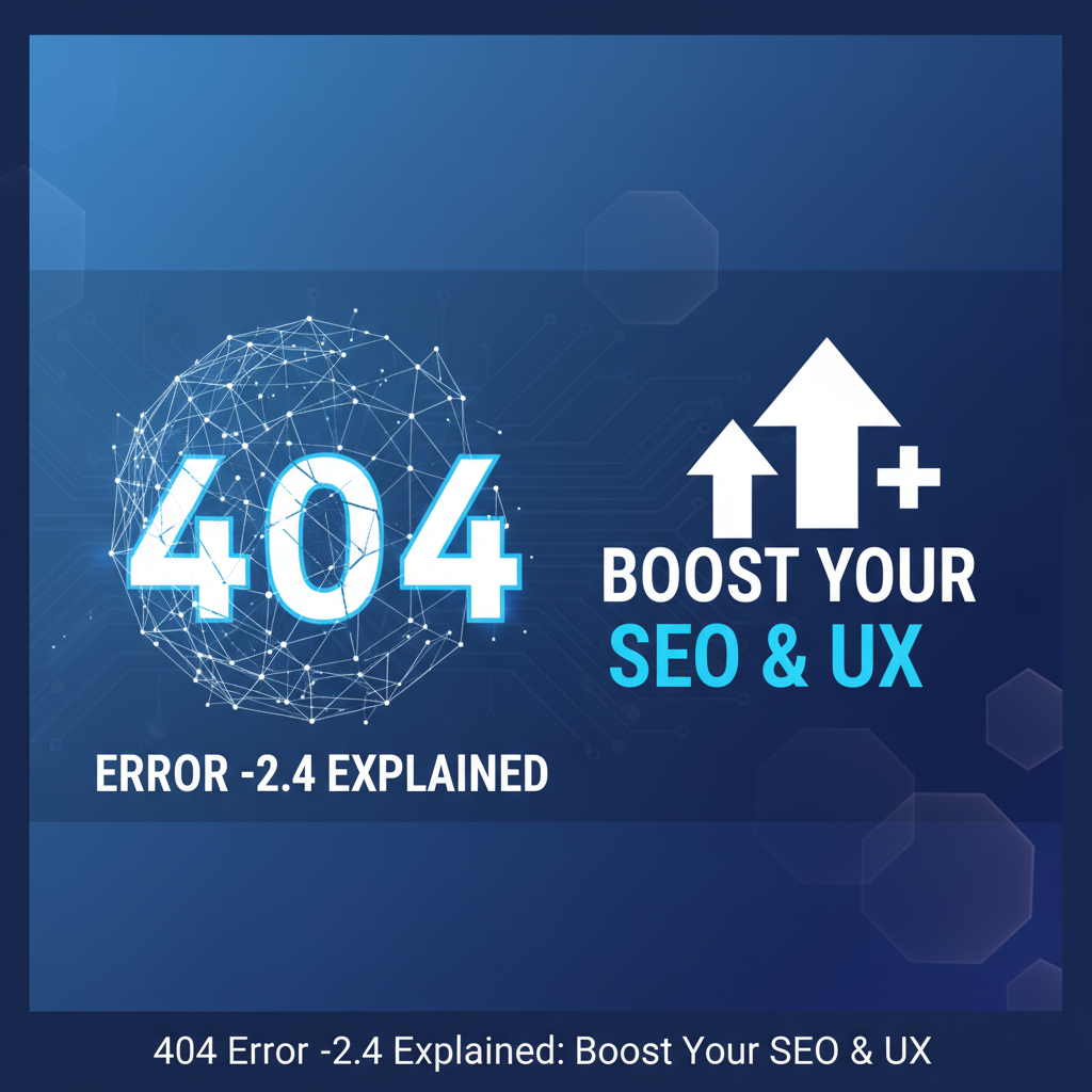 404 Error -2.4 Explained: Boost Your SEO & UX