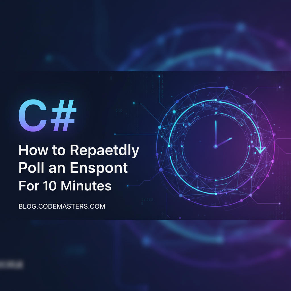 C# How to Repeatedly Poll an Endpoint for 10 Minutes