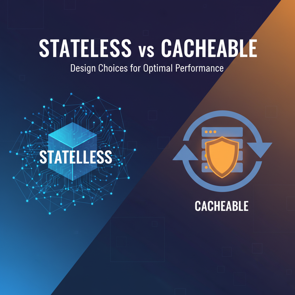 Stateless vs Cacheable: Design Choices for Optimal Performance
