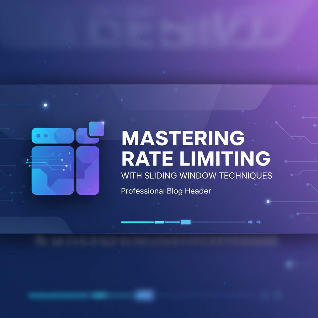 Mastering Rate Limiting with Sliding Window Techniques